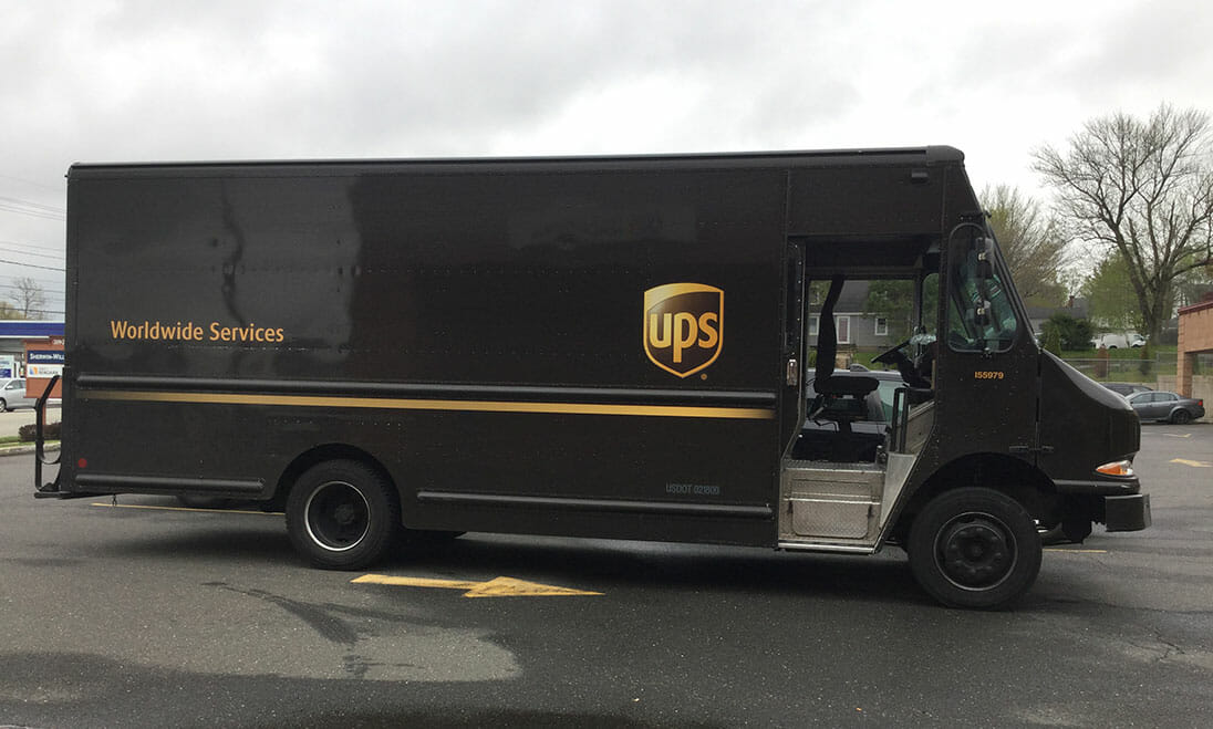 What to do if a UPS truck hits your car